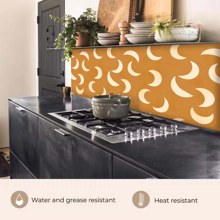 Kitchen splashback - Mane - Pattern - Ochre — 5