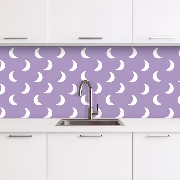 Kitchen splashback - Mane - Pattern - Purple — 4
