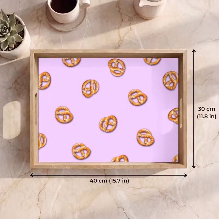 Tray - Pretzels - Food - Purple — 7