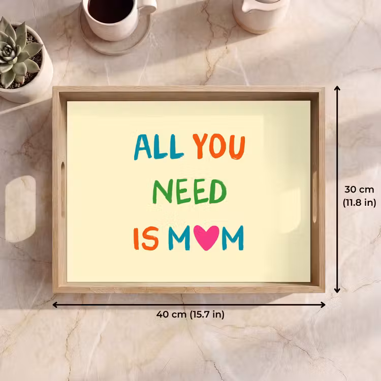 Tray - Heart - Mother - Text - Colorful — 7