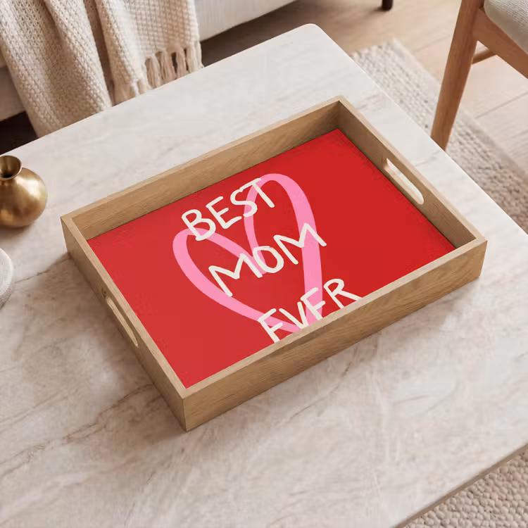 Tray - Mother - Quote - Heart - Red — 2