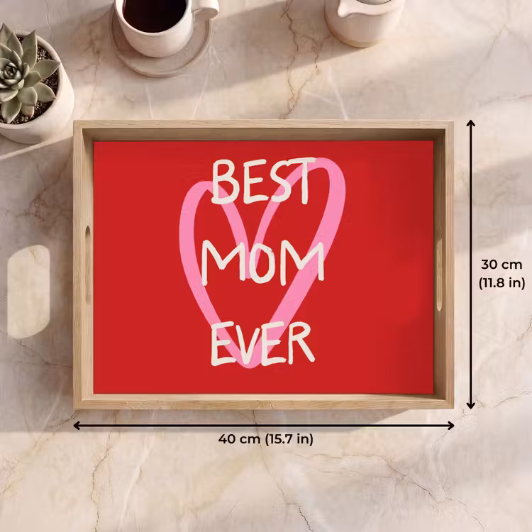 Tray - Mother - Quote - Heart - Red — 7