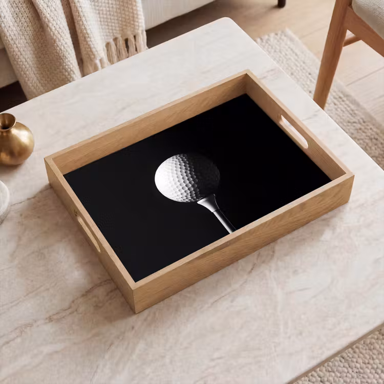 Tray - Golf ball - Minimalist - White — 2
