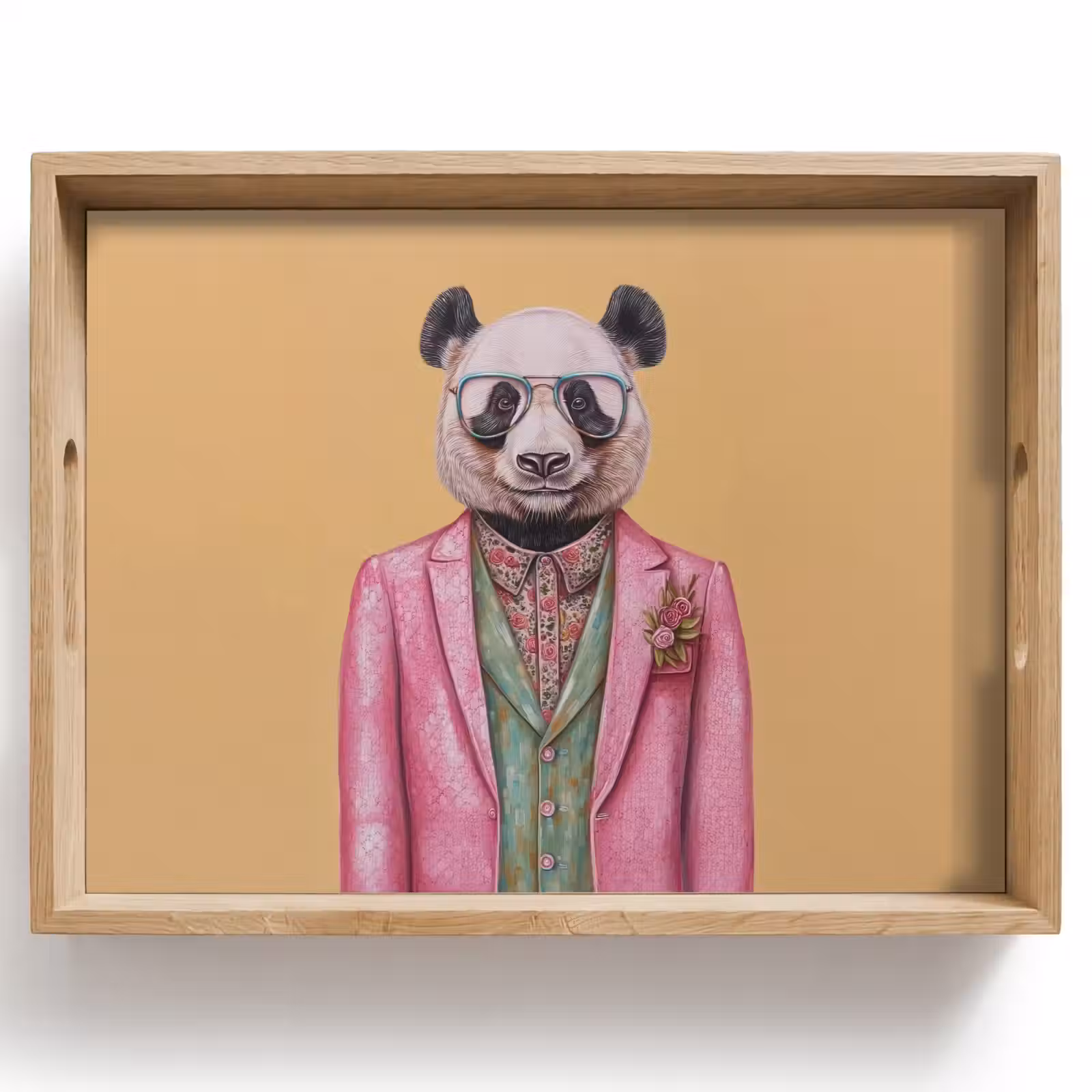 Tray - Panda - Suit - Sunglasses - Blue — 1