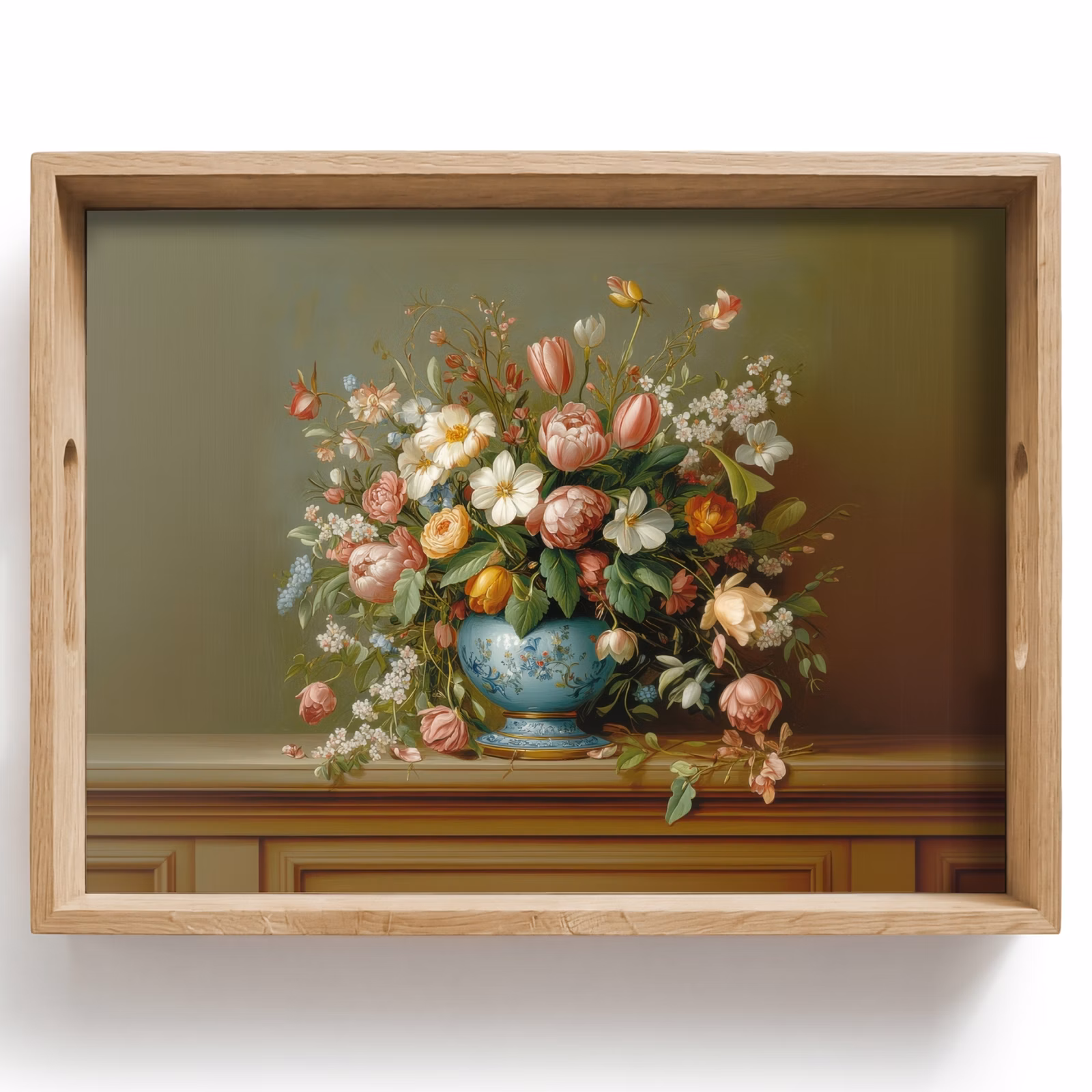 Tray - Vase - Pastel - Colors - Flowers — 1