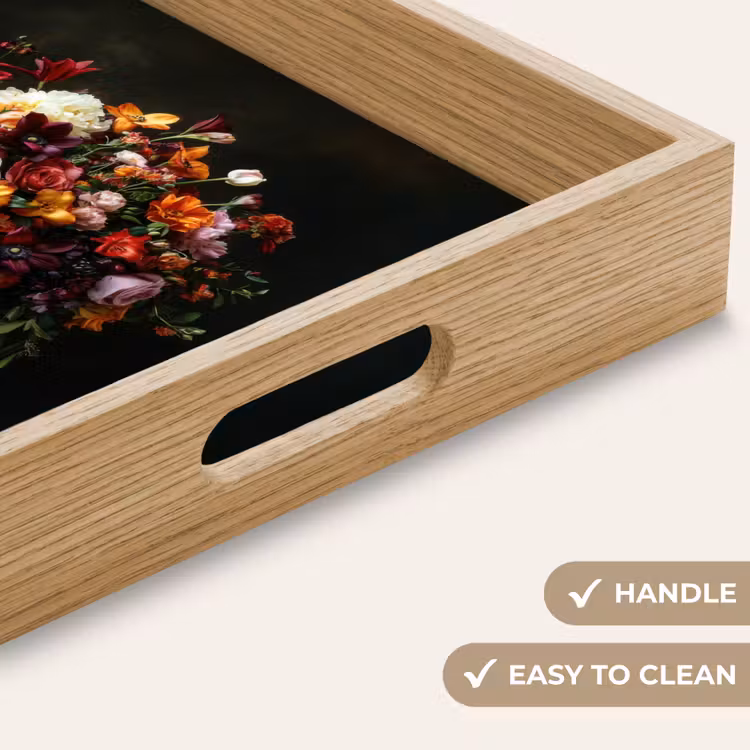 Tray - Large - Flowers - Vase - Bouquet — 9
