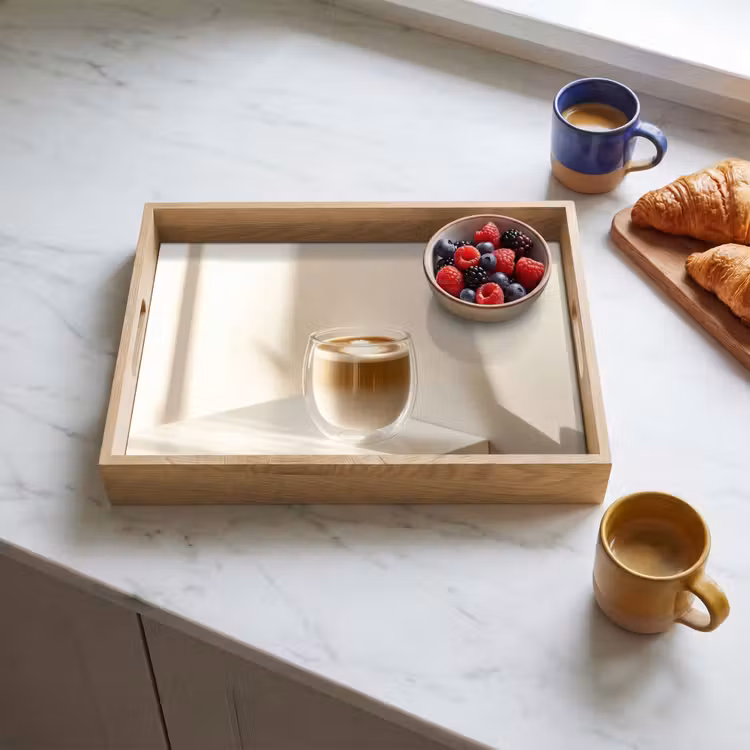 Tray - Mug - Latte - Minimalist - Shadow — 3