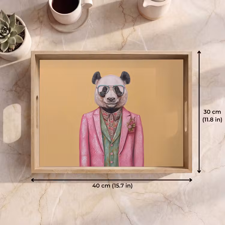 Tray - Panda - Suit - Sunglasses - Blue — 7