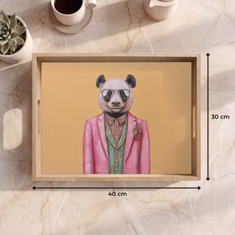 Tray - Panda - Suit - Sunglasses - Blue — 8