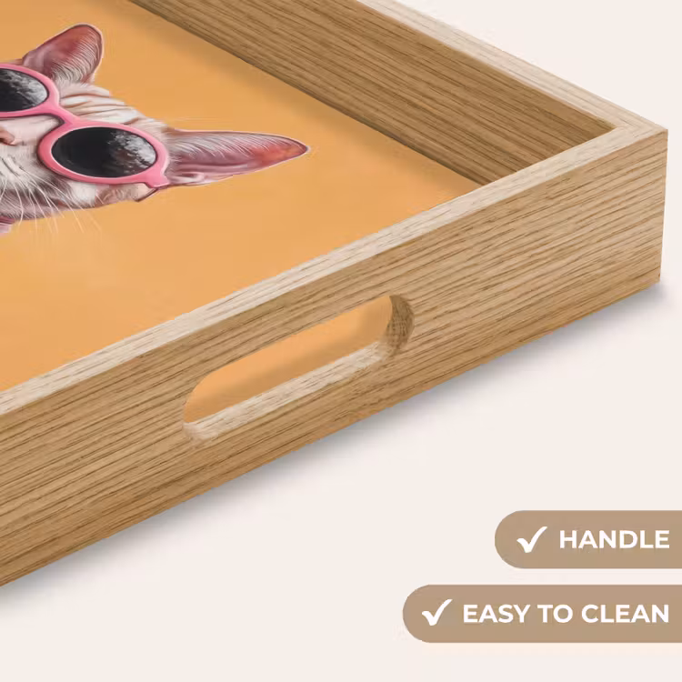 Tray - Sunglasses - Cat - Scarf - Flowers — 9