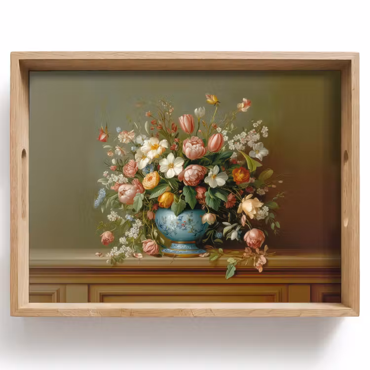 Tray - Vase - Pastel - Colors - Flowers — 1