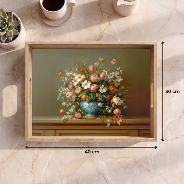 Tray - Vase - Pastel - Colors - Flowers — 8
