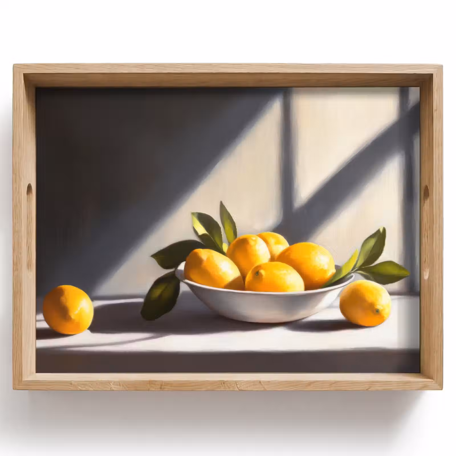 Tray - Lemons - Still Life - Yellow — 1