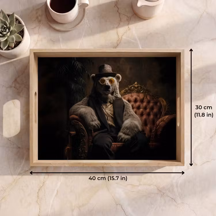 Tray - Polar bear - Hat - Glasses - Chair — 7