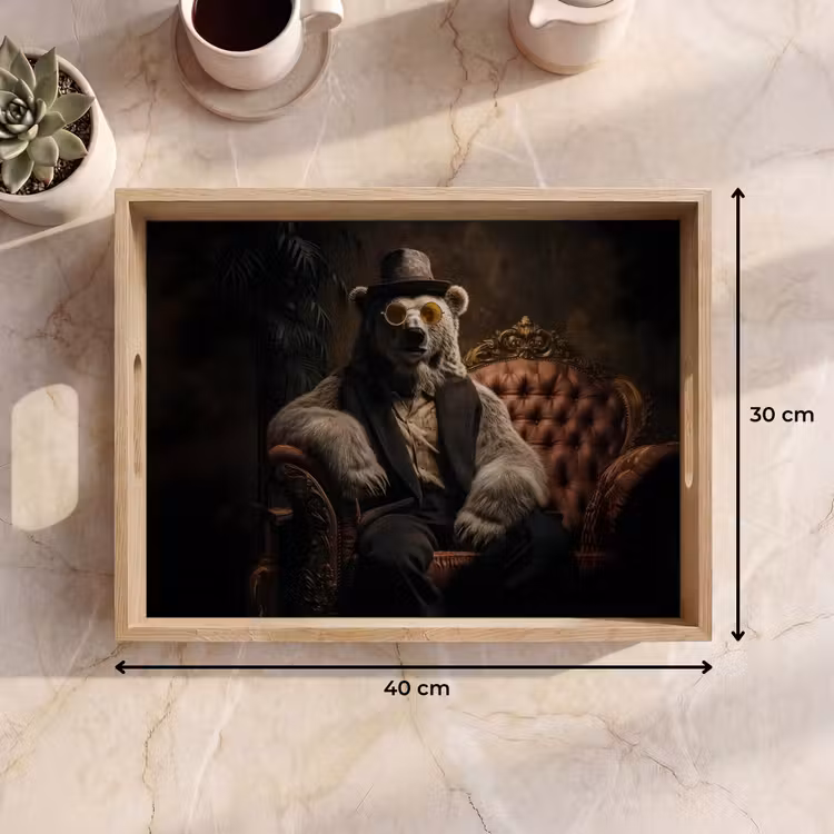 Tray - Polar bear - Hat - Glasses - Chair — 8