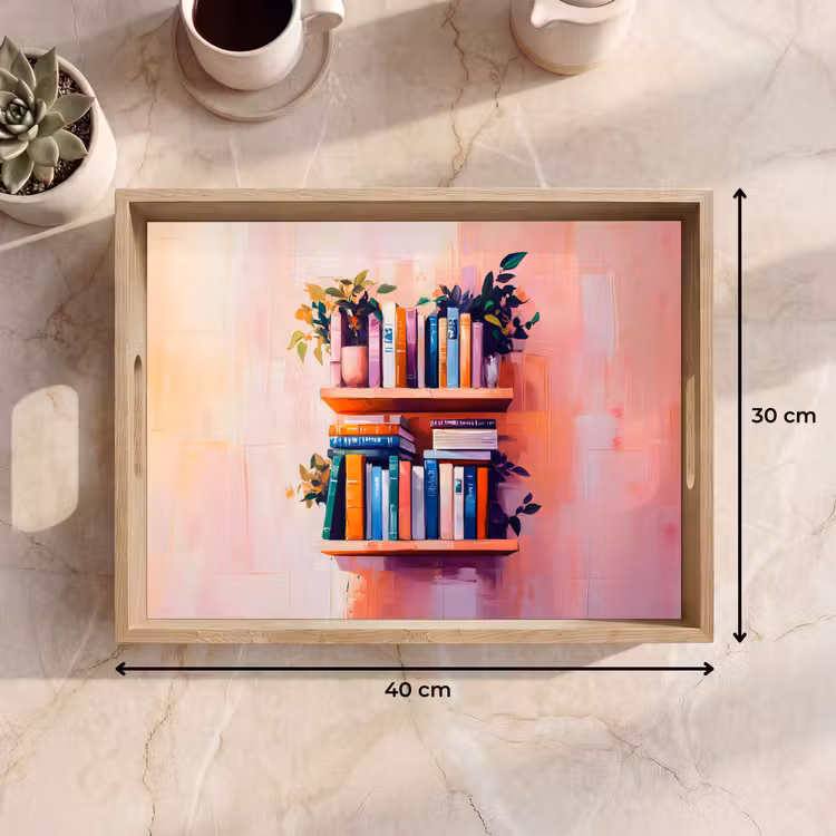 Tray - Shelves - Books - Leaves — 8
