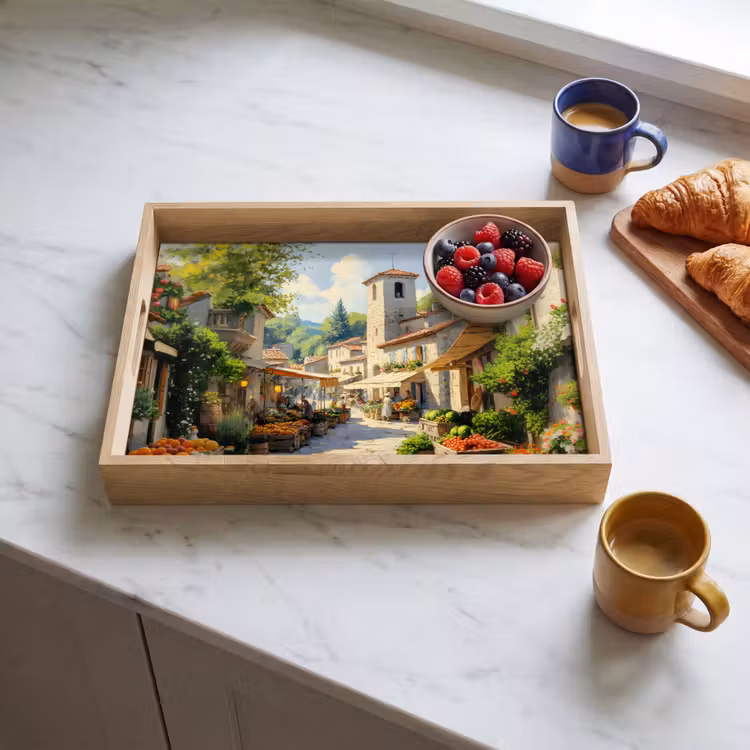 Tray - Village - Sun - Stalls - Houses — 3