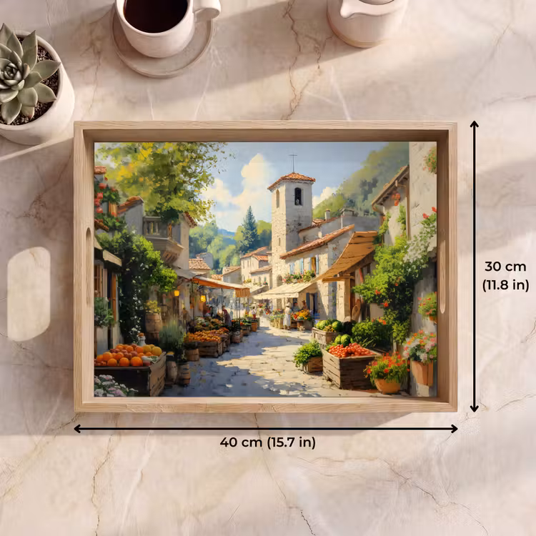 Tray - Village - Sun - Stalls - Houses — 7