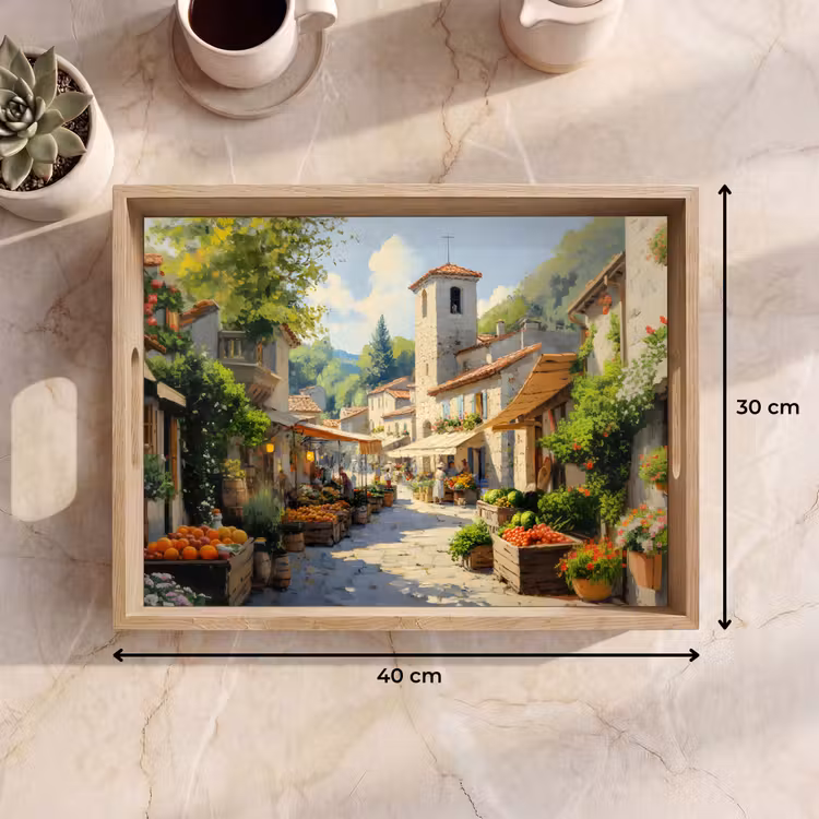 Tray - Village - Sun - Stalls - Houses — 8