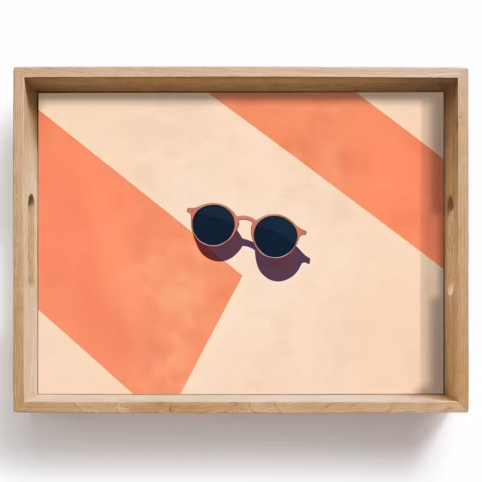 Tray - Sunglasses - Shade - Orange - Minimalist — 1