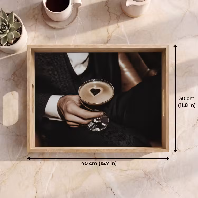 Tray - Heart - Cocktail - Espresso Martini - Hand — 7