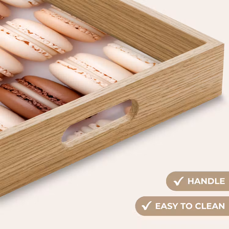 Tray - Macaroons - Beige - Brown — 9