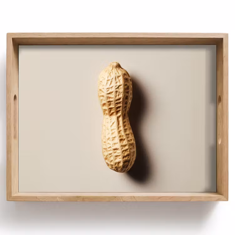 Tray - Peanut - Raw - Beige — 1