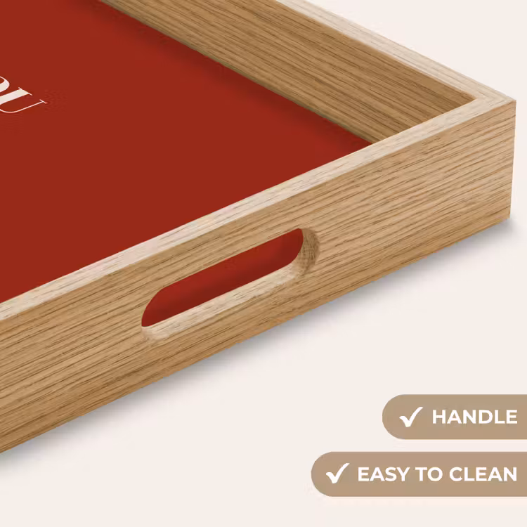 Tray - Red - Quote - Love — 9