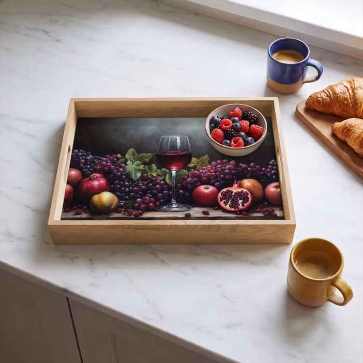 Tray - Wine - Fruit - Still Life — 3