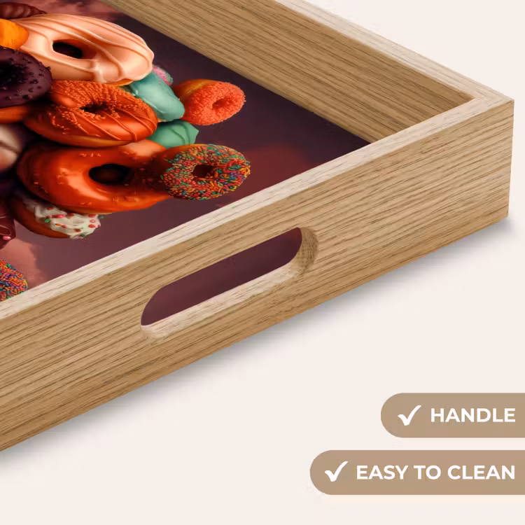 Tray - Woman - Donuts - Colorful — 9