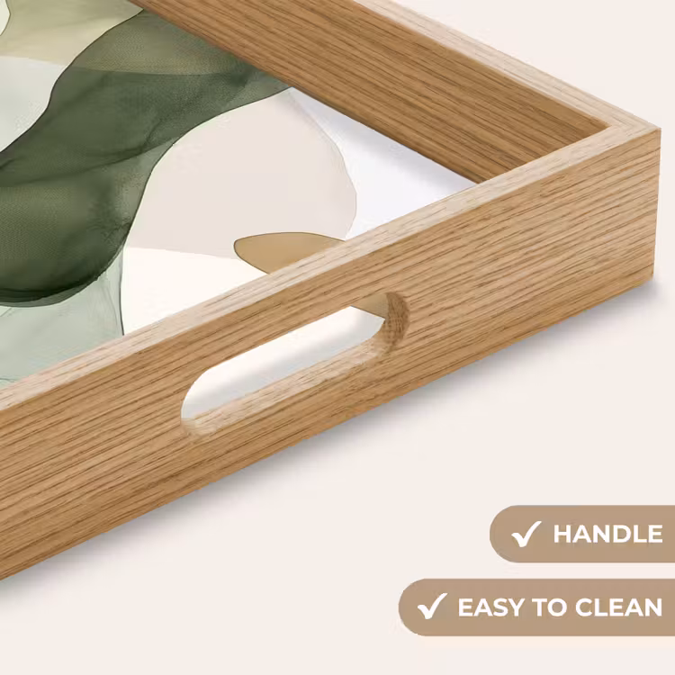 Tray - Japandi - Abstract - Green — 9