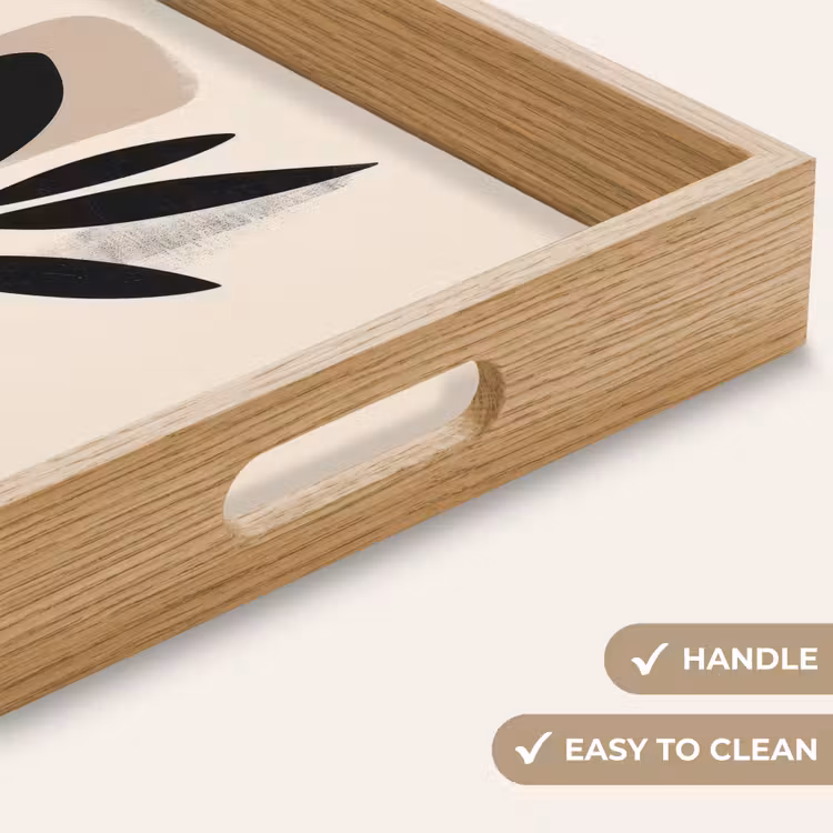 Tray - Plant - Beige - Japandi — 9
