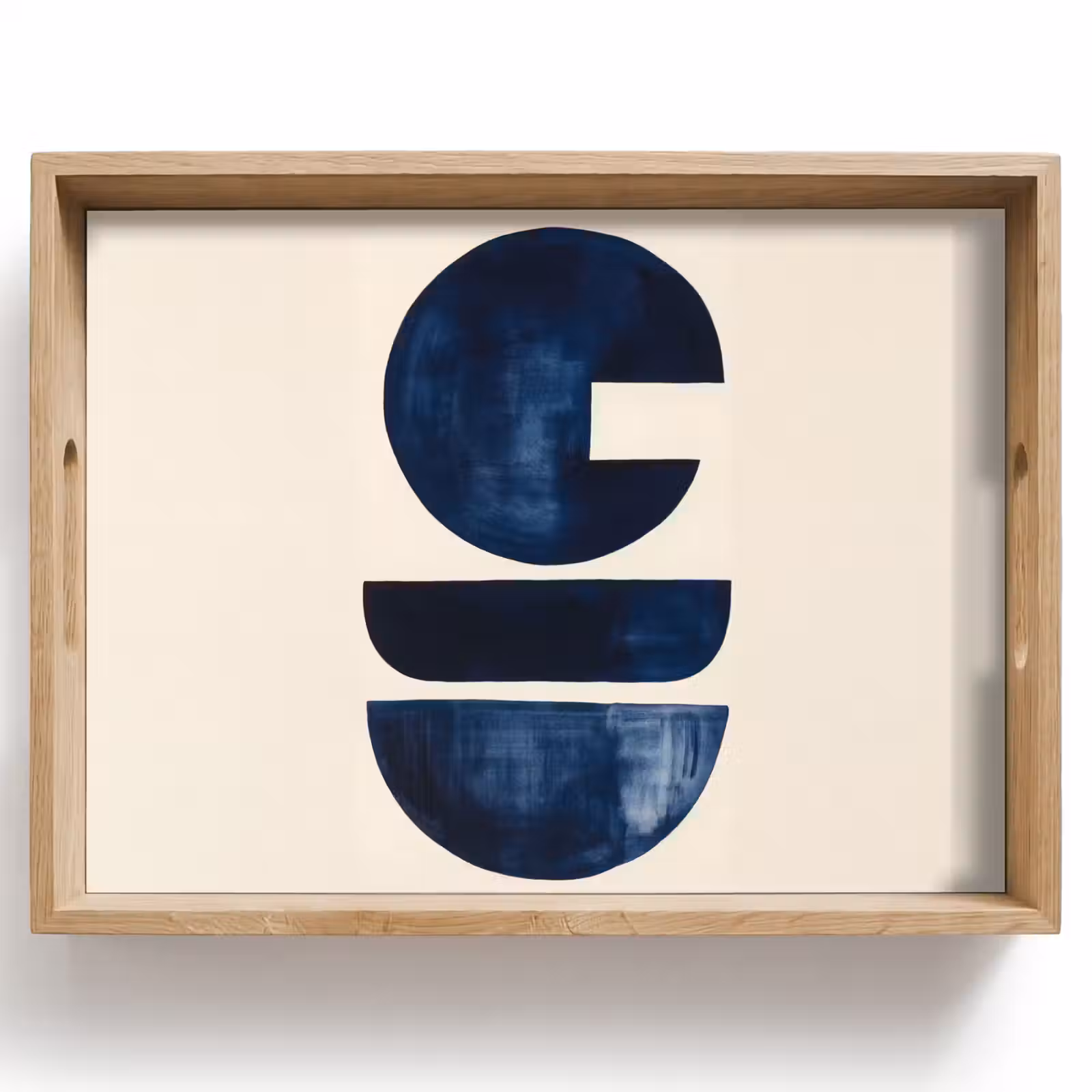 Tray - Shapes - Blue - Abstract — 1