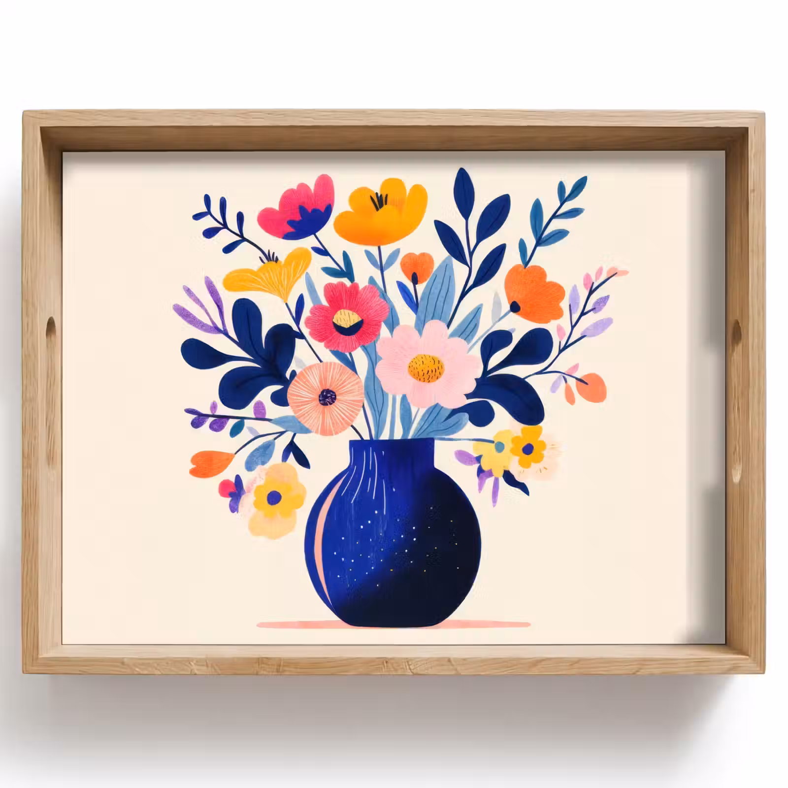 Tray - Vase - Flowers - Bouquet — 1