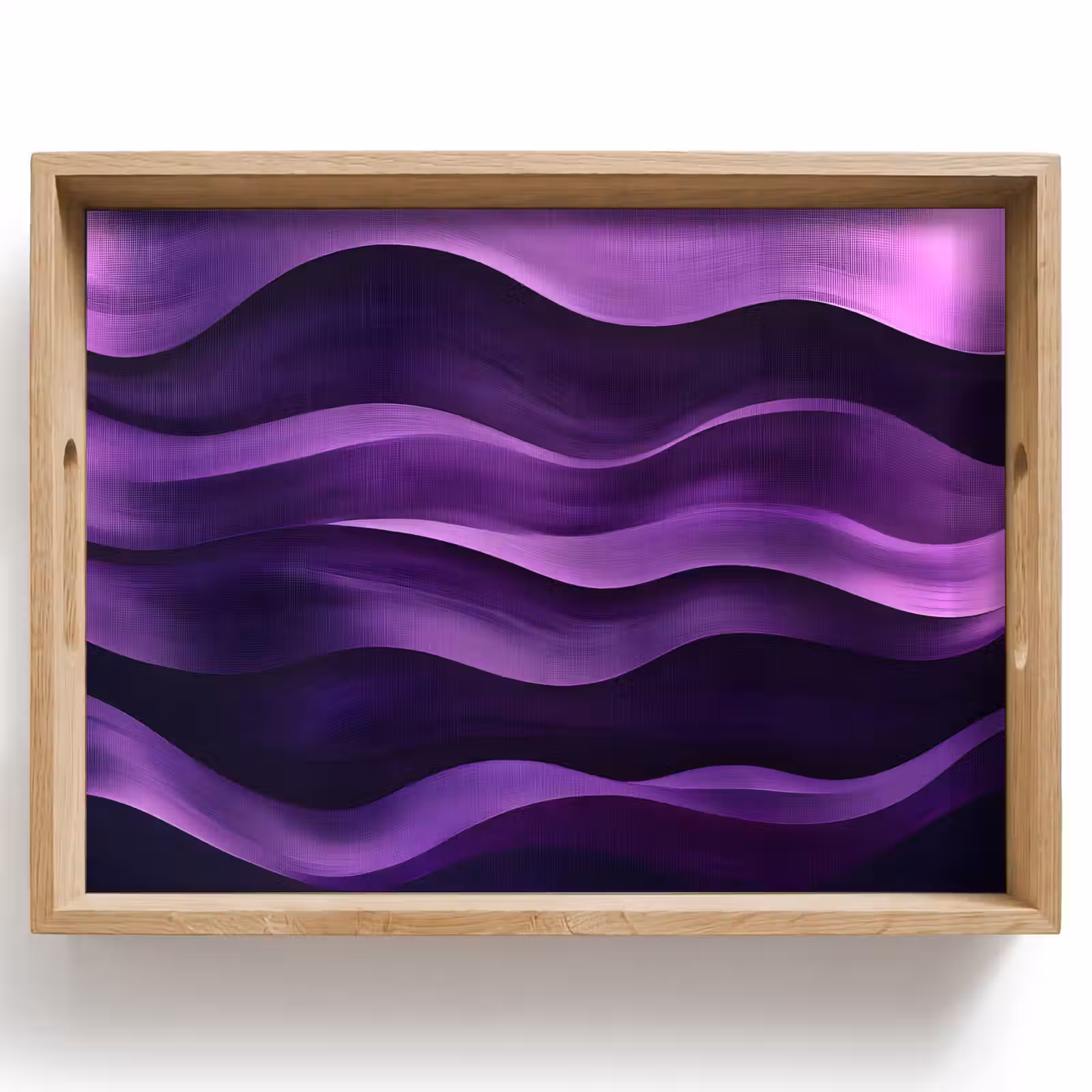 Tray - Waves - Abstract - Purple — 1