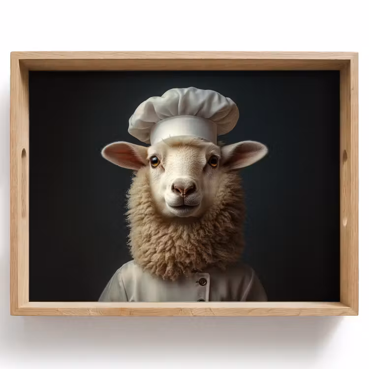 Tray - Sheep - Wool - Cook — 1