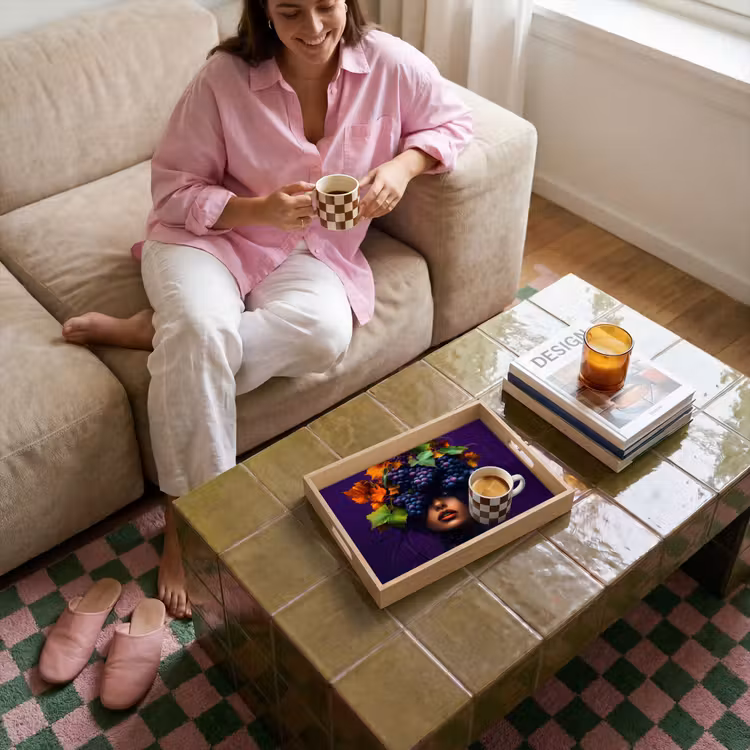 Tray - Woman - Purple - Grapes — 4
