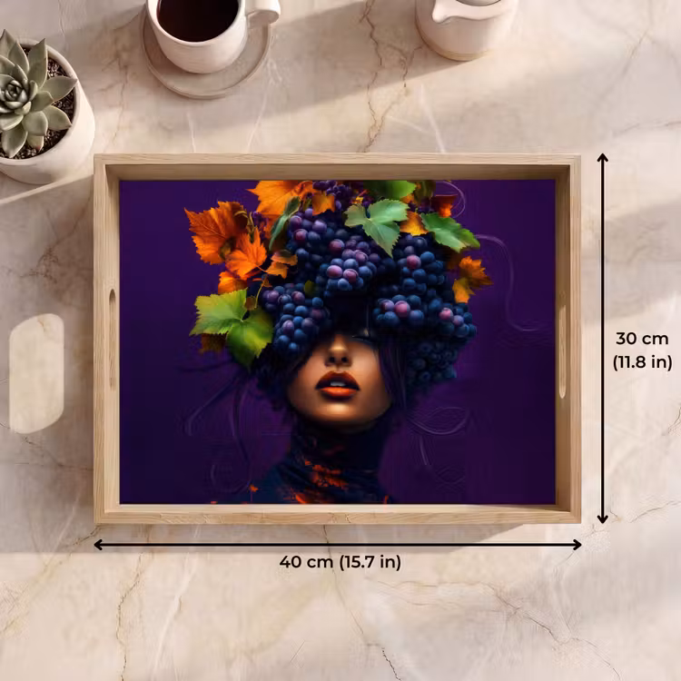 Tray - Woman - Purple - Grapes — 7
