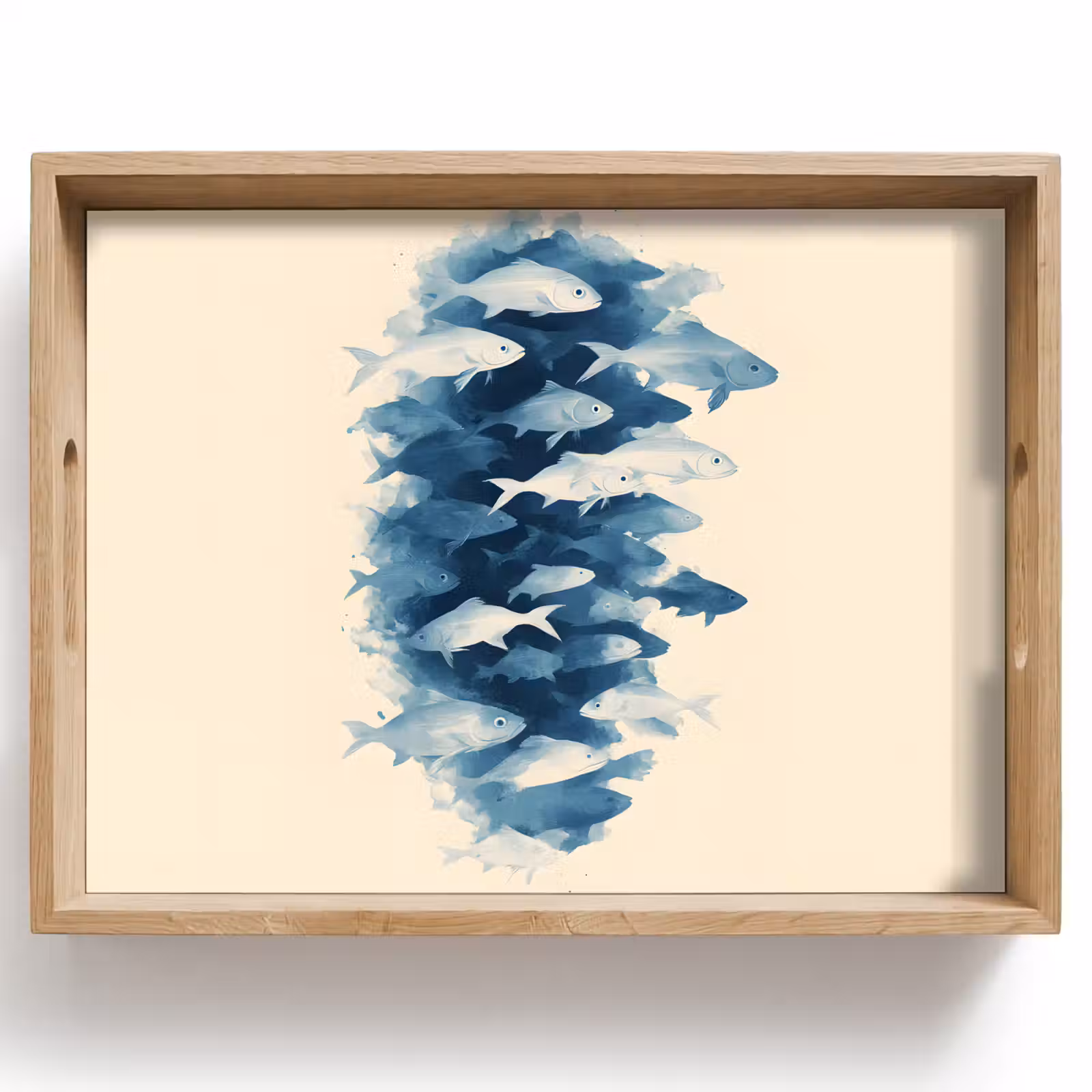 Tray - Pisces - Minimalist - Blue — 1
