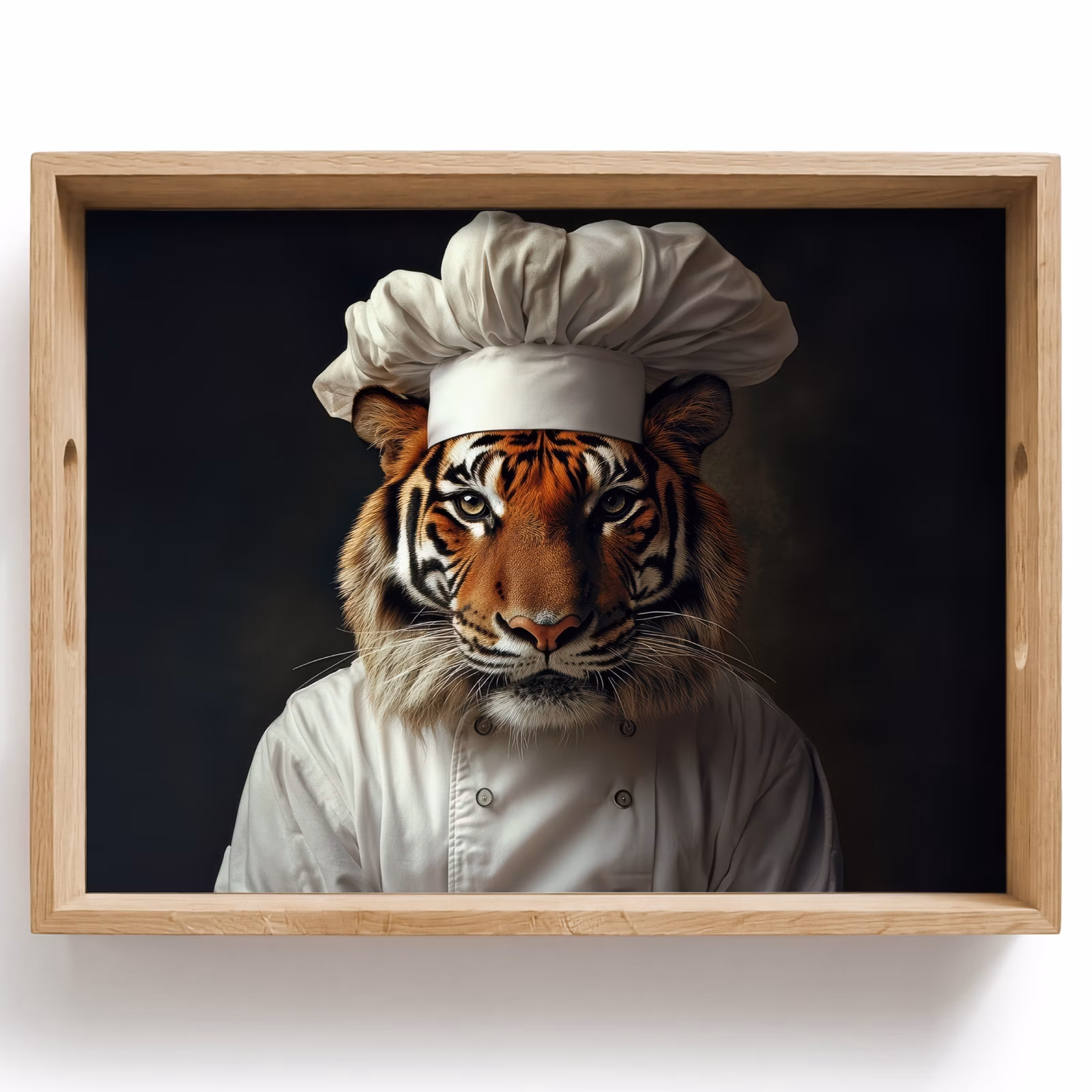 Tray - Tiger - Chef's Clothing - Brown — 1