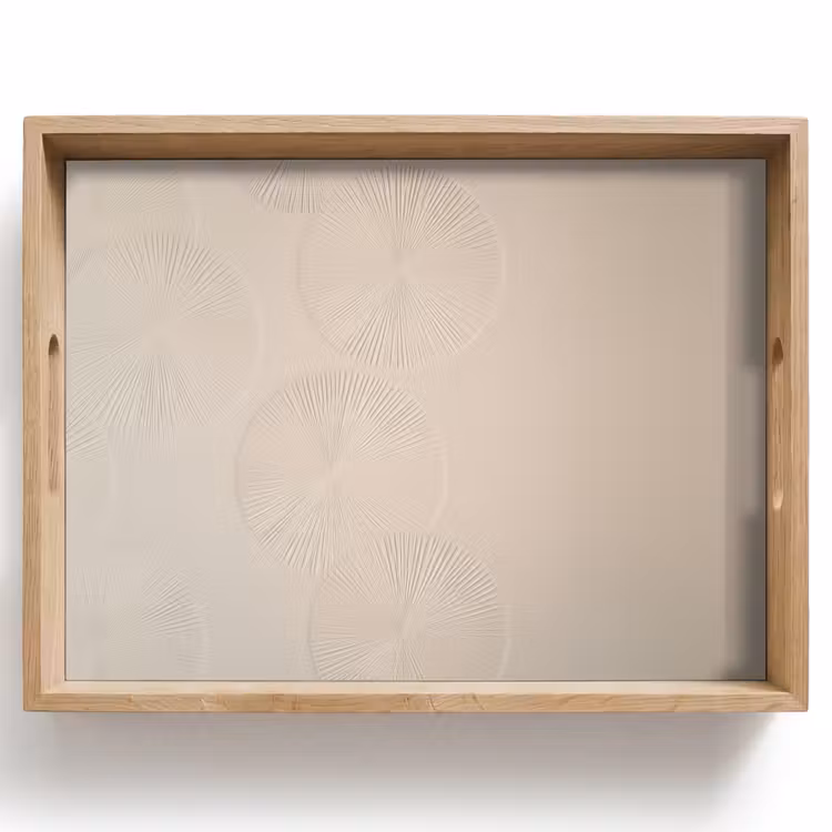 Tray - Japandi - Beige - Modern — 1