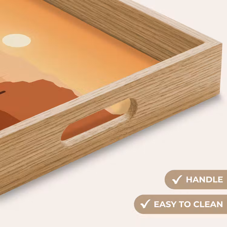 Tray - Landscape - Desert - Cacti - Sun — 9