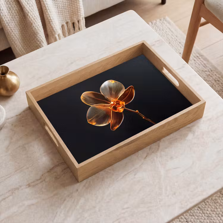 Tray - Orchid - Transparent - Flower — 2