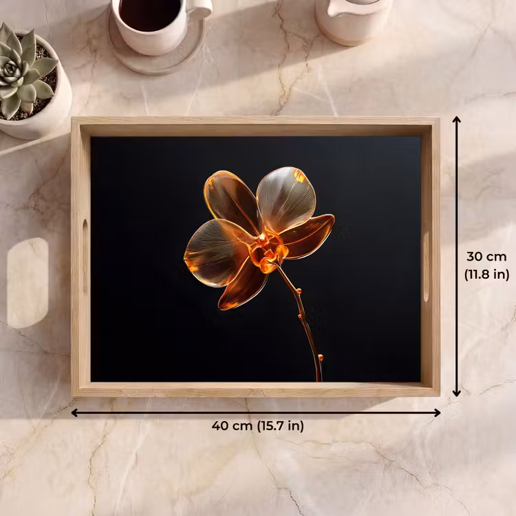 Tray - Orchid - Transparent - Flower — 7