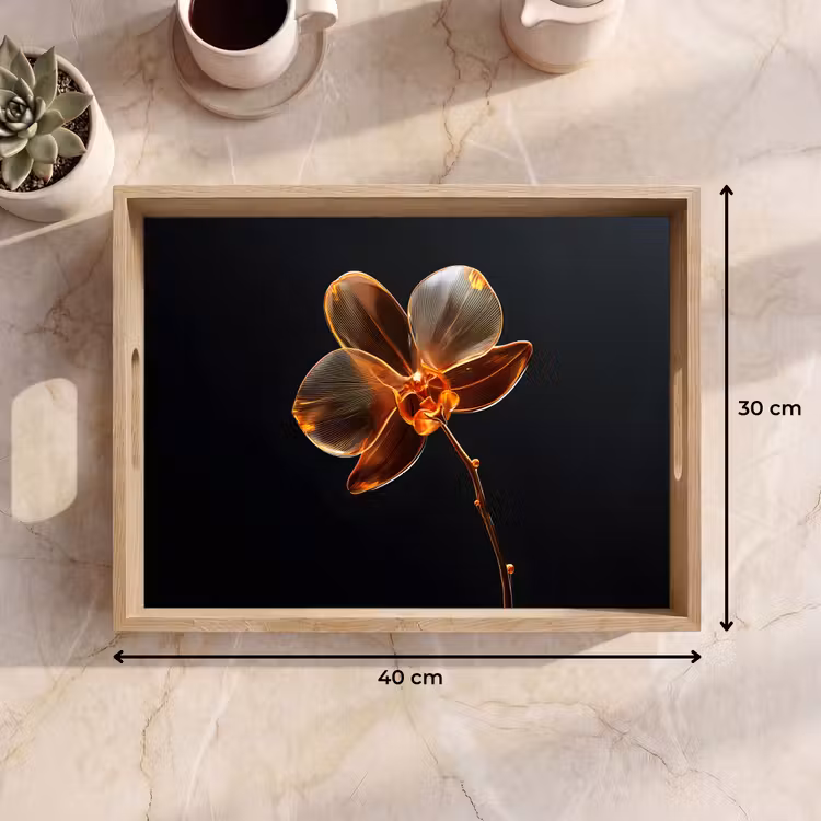 Tray - Orchid - Transparent - Flower — 8
