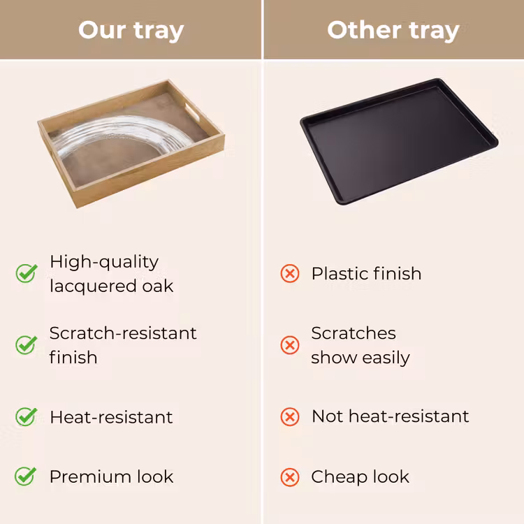 Tray - Paint - Brown - Japandi — 10