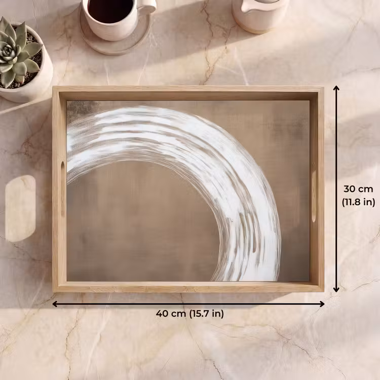 Tray - Paint - Brown - Japandi — 7