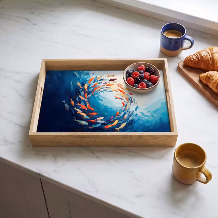 Tray - Sea - Fish - Colorful - Dynamic — 3