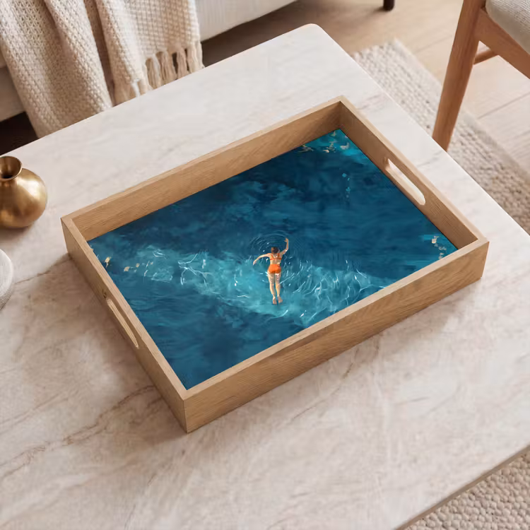 Tray - Woman - Water - Bikini - Orange — 2