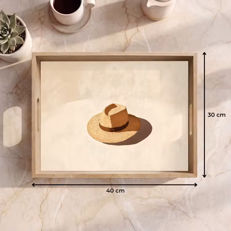 Tray - Hat - Minimalist - Shade - Beige — 8